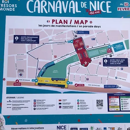 شقة Fully Equipped For 3, Near Negresco